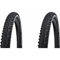 Schwalbe 2 pneus Rapid Rob HS425, 29x2,25", pour VTT, à tringle, taille 57-622, couleur noire, idéal pour...