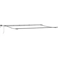 Syfax Auvent Rétractable Gris clair 600 ×350 cm tissu