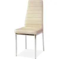 Feldmann-Wohnen Ensemble de 6 chaises de salle à manger et de cuisine H-261, couleur crème