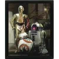 Pyramid Star Wars Cadre 3d Lenticulaire The Force Awakens Droids