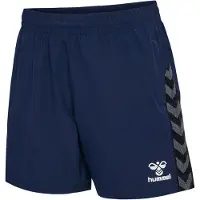 Hummel Pantalon de sport marine / blanc