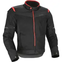 Acerbis Ramsey Vented 2.0 Mesh Black Red Textile Jacket Taille 2XL