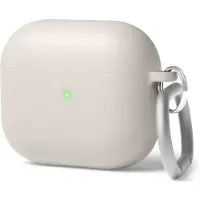 Elago Étui hybride Liquid avec porte-clés pour AirPods 3 Stone