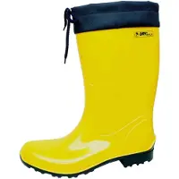 Bockstiegel Sara - Bottes en caoutchouc grandes tailles - Jaune 10274_6 jaune / bleu foncé grandes chaussures unies