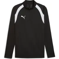 Puma teamFINAL26 Training 14 Zip Top - Noir-Blanc-Blanc, taille : S