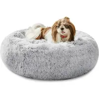 SPOCADO "County" Lit pour chien 100 x 100 x 20 cm gris