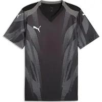 Puma Hommes, T-shirt de sport, teamFINAL Graphic+ Jersey (3XL), Noir, Blanc, 3XL