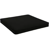 Pokar Coussin de salon Coussin d'assise, Couleur:Noir, Size:Coussin d'assise 50x50