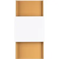 Sollux Applique DURLIN or/blanc 2xG9 8W acier 40x7x20cm