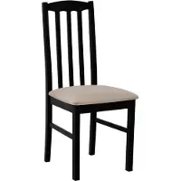 Mirjan 24 Chaise de salle à manger rembourrée EDON 12 - noir / beige