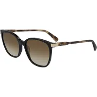 Longchamp Lo612s N Woman Sunglasses Noir Charcoal Black/CAT2 Femme
