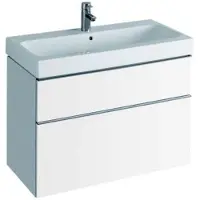 Geberit Plan de toilette iCon 90 cm blanc Keratec 124090600 (485 mm, 900 mm)