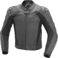 Büse Assen blouson en cuir pour moto, noir, 56