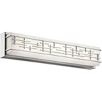 Elstead Lighting Applique murale LED pour salle de bains Zolon chromée 28 W, blanc chaud 2400 lm, métal, dimensions : 12,7 x 61,4 x 10 cm, IP44,