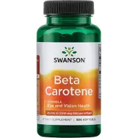 Sonstiges Bêta-carotène (vitamine A) 25000 IU 300 capsules molles Swanson Health Products