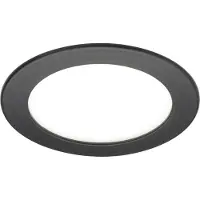 DOMUS : Plafonnier encastré Smally XS D-Motion, noir