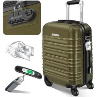 Kesser Valises Valises à coque rigide avec serrure à combinaison, balance + étiquette à bagages