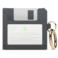 Elago Étui pour disquette Compatible avec AirPods 3ème génération, Mousqueton inclus