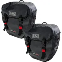 M-Wave Sacoche porte-bagages Alberta en 2 parties, diff. Couleurs