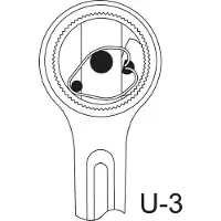 Gedore 2193 U-3 Cliquet réversible 1" 720 mm, 6180630