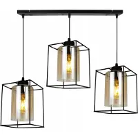 Light11 HOME Suspension moderne et élégante avec abat-jour en verre
