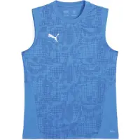 Puma Hommes, T-shirt de sport, teamCUP Maillot sans manches d'entraînement (3XL), Bleu