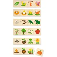 Viga Puzzle en bois pour les plus petits Viga Comment grandir... (6 pièces)