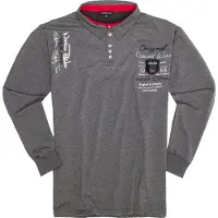 LAVECCHIA Sweat-shirt 'LV-2025 Übergrößen' anthracite