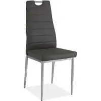 Feldmann-Wohnen Ensemble de 2 chaises de salle à manger et de cuisine H-260, gris