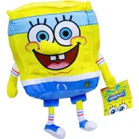 Nickelodeon Bob l'Éponge en peluche 33 cm bleu - peluche douce pour enfants