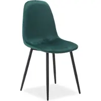 Feldmann-Wohnen Lot de 4 chaises de salle à manger et de cuisine Fox, vert