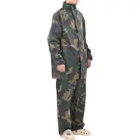 Syfax Combinaison de pluie avec capuche 2 pcs Hommes Camouflage XL