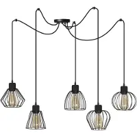 Light11 HOME Lustre LED LOFT avec différents abat-jours et couleurs – Suspension moderne