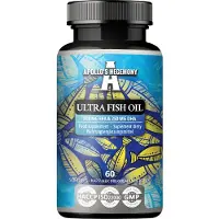 Apollo's Hegemony Ultra Fischöl 1000 mg avec vitamine E - 60 capsules molles - Oméga 3