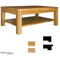Xl Moebel Gmbh Table basse en bois Tables Salon Salle à manger Table 100x70 Bois massif