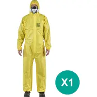 Ansell YY23T-00132-03 AlphaTec 2300 PLUS - Modèle 132 Protection chimique, Jaune (M)