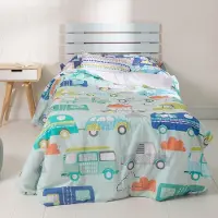 Happy Fiday Home Holidays housse de couette set 2 pièces 135 x 200 cm 100% coton Fabriqué en Europe