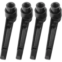 OEM Poignée de fixation réglable Bouton de fil M8 Levier de serrage Rvs Poignée de serrage (filetage femelle M8, longueur de la poignée 63 mm) - jeu de 4