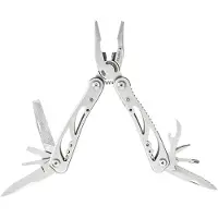 GRUPA TOPEX Outil multifonction, argent, ensemble de 9 pièces