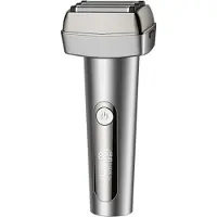Zelurxx Rasoir électrique pour hommes, rasoir à 5 têtes, utilisation humide/sèche, écran LED, USB-C, tondeuse à barbe et de précision, étanche, verrouillage pour le voyage, gris