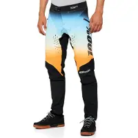 100% R-Core X LE pantalon de vélo, noir/bleu/jaune, 36