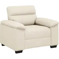 Syfax Fauteuil canapé 100x81x84 cm Lin
