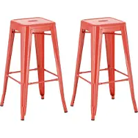 CLP lot de 2 tabourets de bar Joshua
