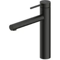 NABER Robinet NAMOR 1 en NOIR MAT avec bec fixe orientable / Robinet de cuisine / Mitigeur monocommande