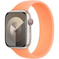 Apple Bracelet solo en silicone pour Watch | 44/45/46/49 mm - Taille 8 - Orange Sorbet