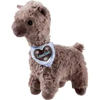 Heunec KUMA Lama "Lausbub" brun foncé - Peluche Lama