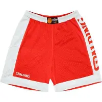 Spalding Short réversible Hommes - Rouge / Blanc