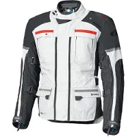 Held Carese Evo GTX Gris Clair Rouge Blouson Textile Taille B-L