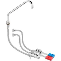 Saro Armatur mit Fusspedal - Kalt- / Warmwasser Set Modell THEA