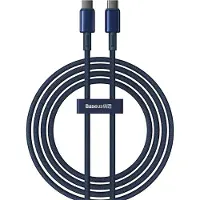 Baseus Câble Usb-C Do Usb-C Tungsten Gold, 100W, 2M (Niebieski)
